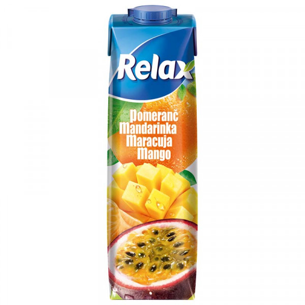 Relax 1L select Pomeranč, Mandrinka, mango, Ma.